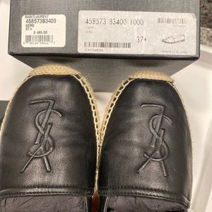 Black YSL espadrilles 🖤